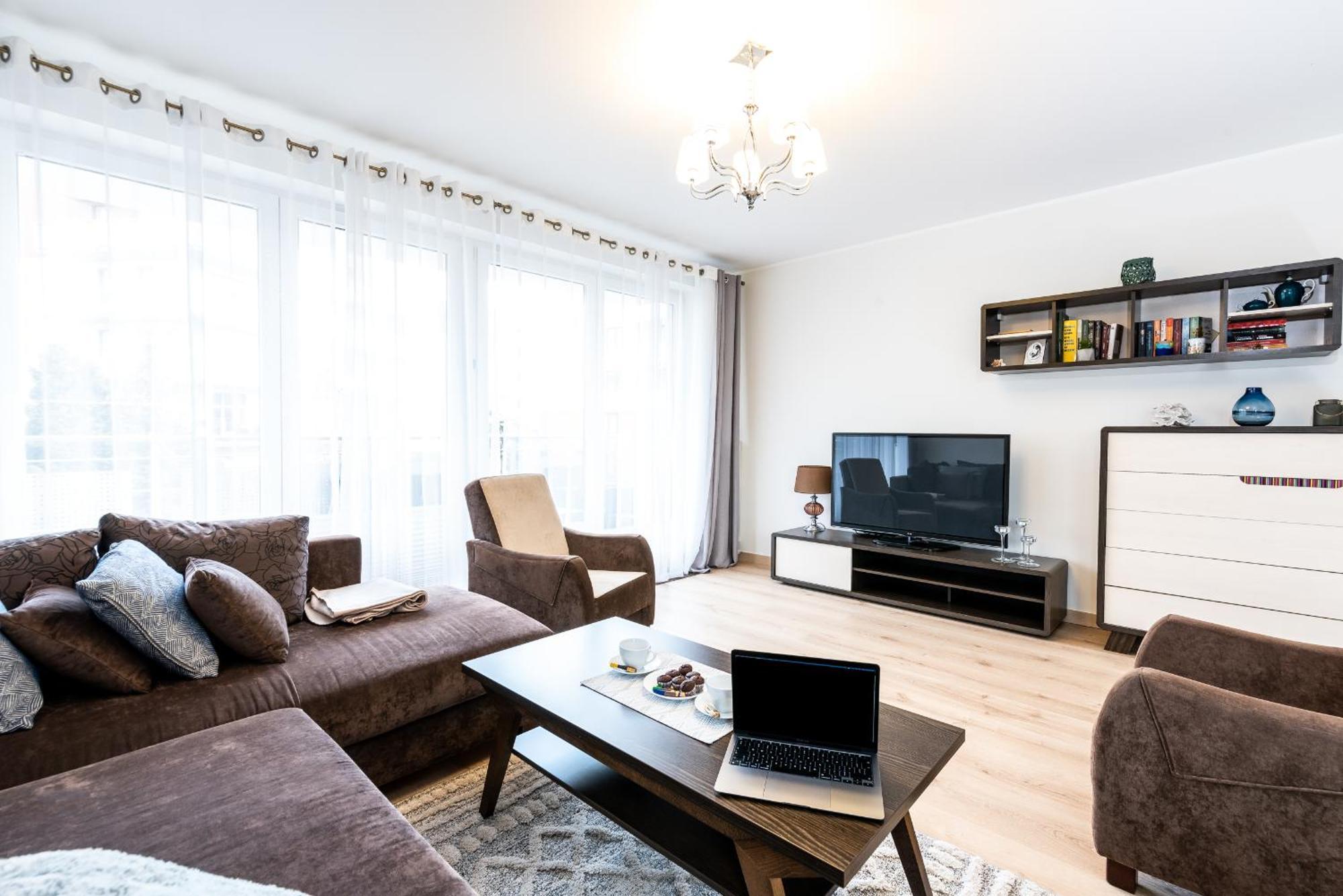 Przestrzenny Apartament 56M2 Z Tarasem - 2Homerent Колобжег Экстерьер фото